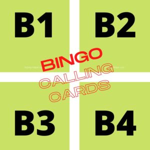 BINGO Calling Deck of Cards