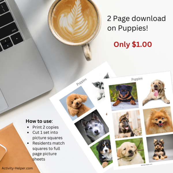 Puppies Matching Game