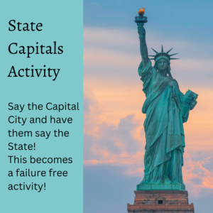 State Capitals Activity