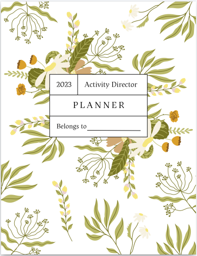 Activity Director Planner 2023 (cover design 05)